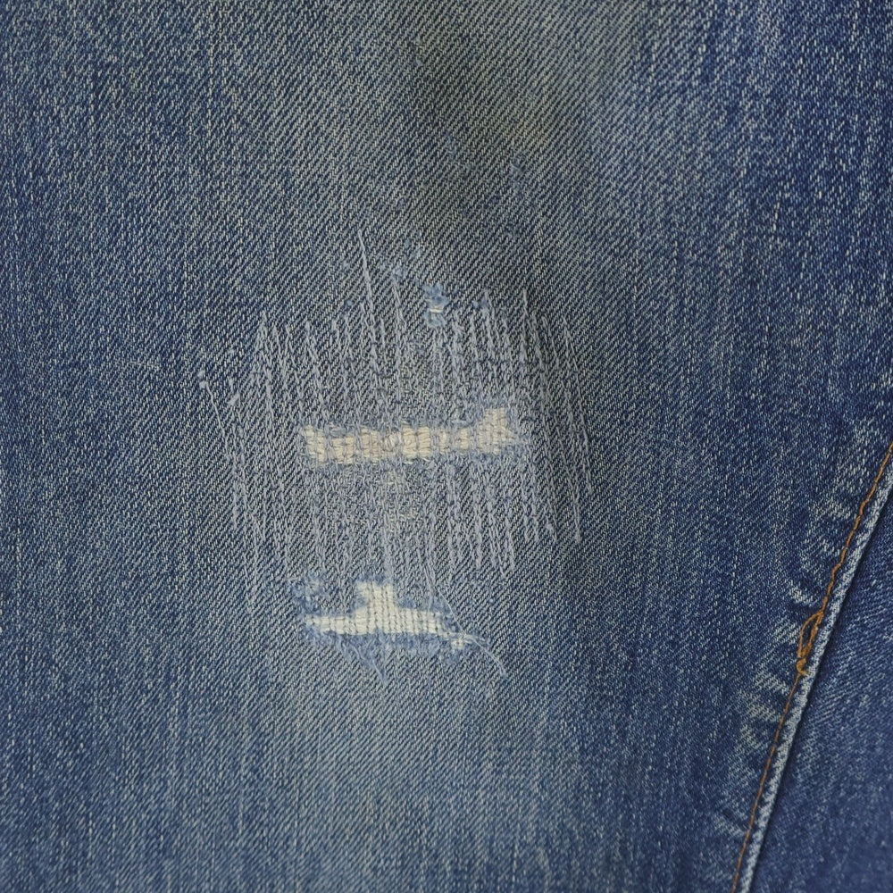 Levi's(リーバイス) 60-70s 505 VINTAGE BIGE 後期 両面タブ 並行ステッチ ボタン裏8 TALONZIP デニムパンツ ブルー