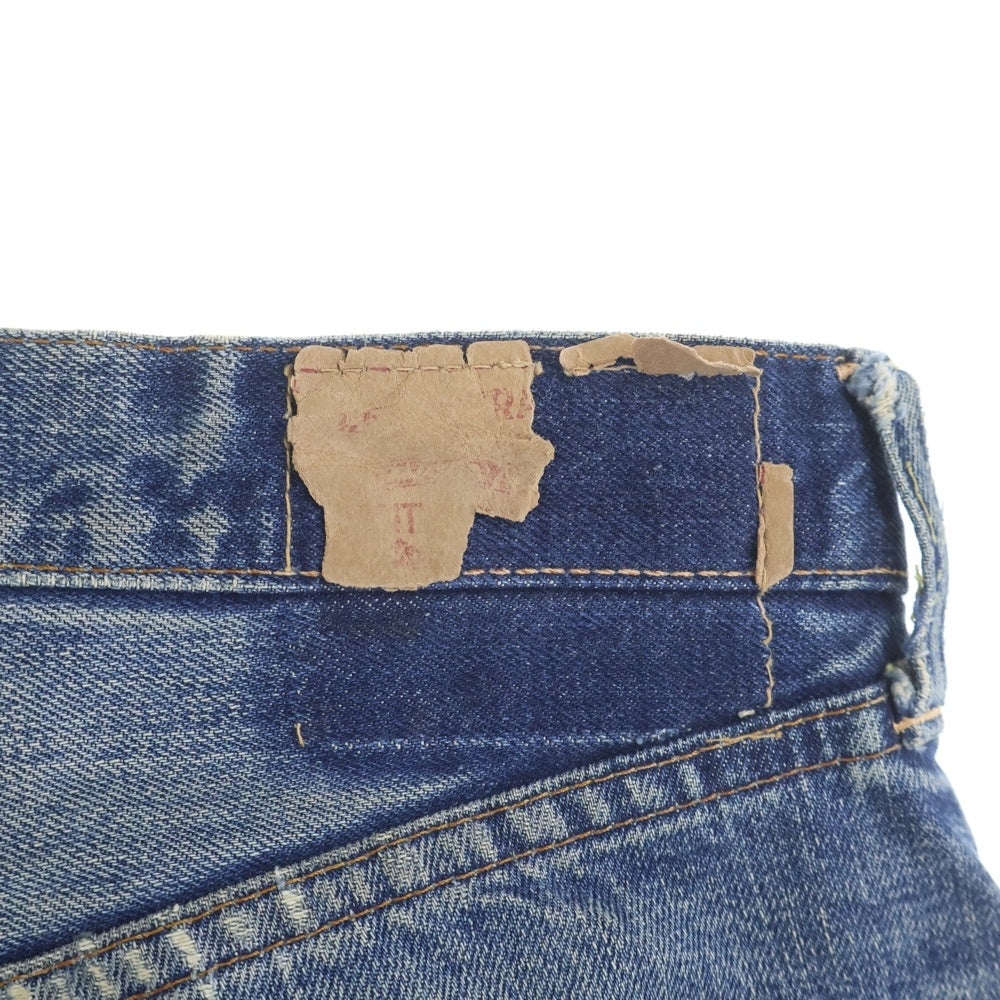 Levi's(リーバイス) 60-70s 505 VINTAGE BIGE 後期 両面タブ 並行ステッチ ボタン裏8 TALONZIP デニムパンツ ブルー