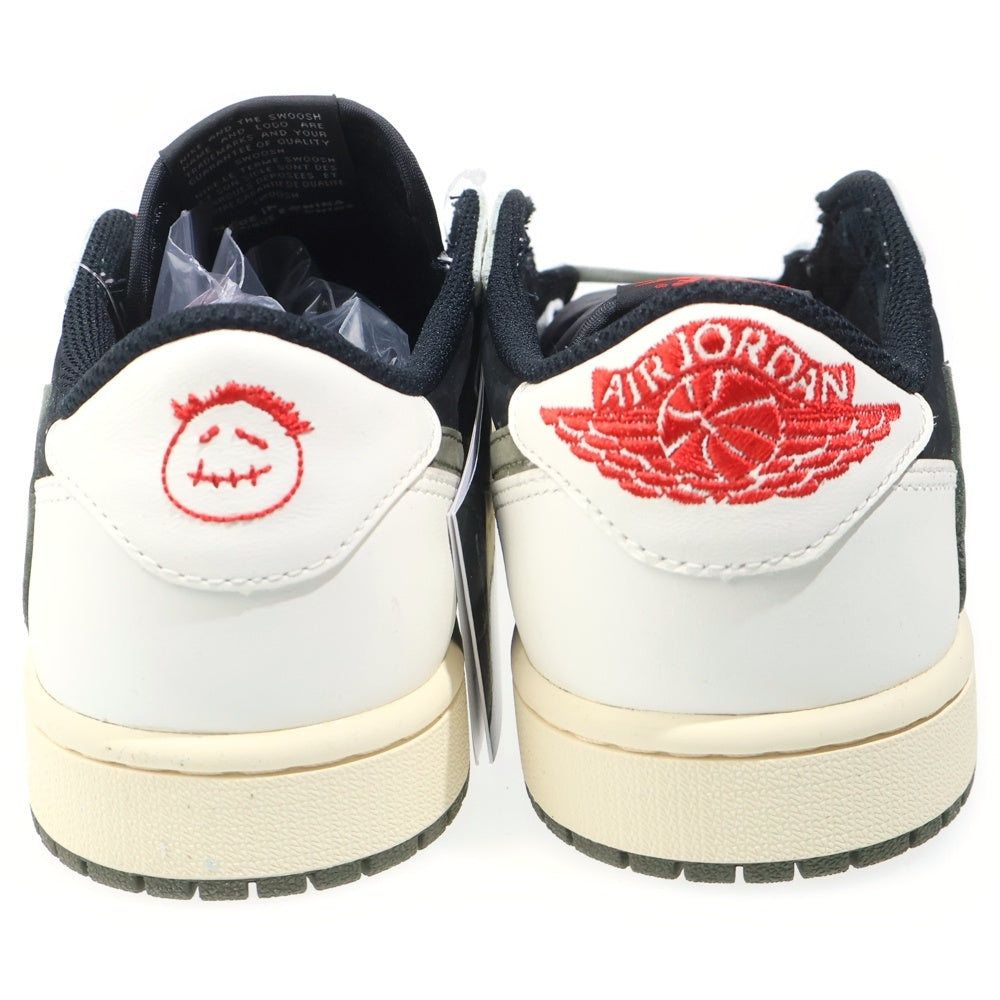 NIKE(ナイキ) ×TRAVIS SCOTT WMNS AIR JORDAN 1 LOW OG Medium Olive DZ4137-106 トラヴィススコット ウィメンズ エアジョーダン1 ミディアムオリーブ ローカットスニーカー レディース