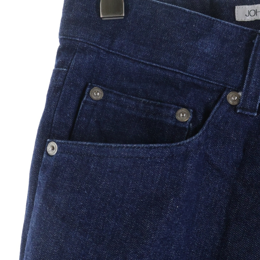 JOHN LAWRENCE SULLIVAN(ジョンローレンスサリバン) Rigid Denim Wide Pants リジッドデニムワイドパンツ スタック入りトラウザー インディゴ JLS-02-16