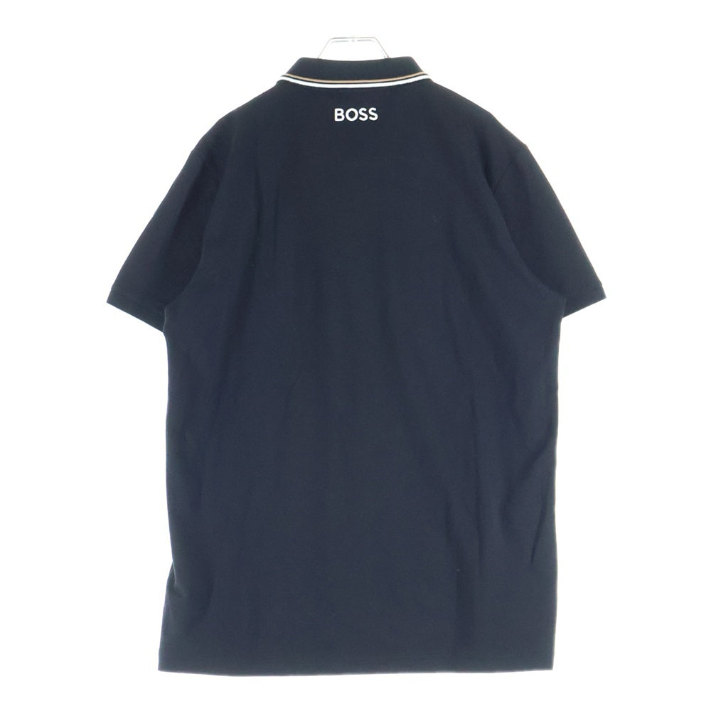 BOSS(ボス) Paddy Pro レギュラーフィット 半袖ポロシャツ ブラック