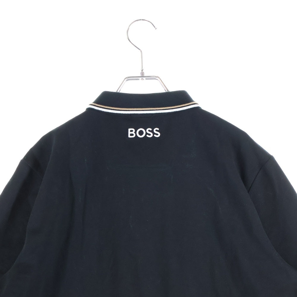 BOSS(ボス) Paddy Pro レギュラーフィット 半袖ポロシャツ ブラック