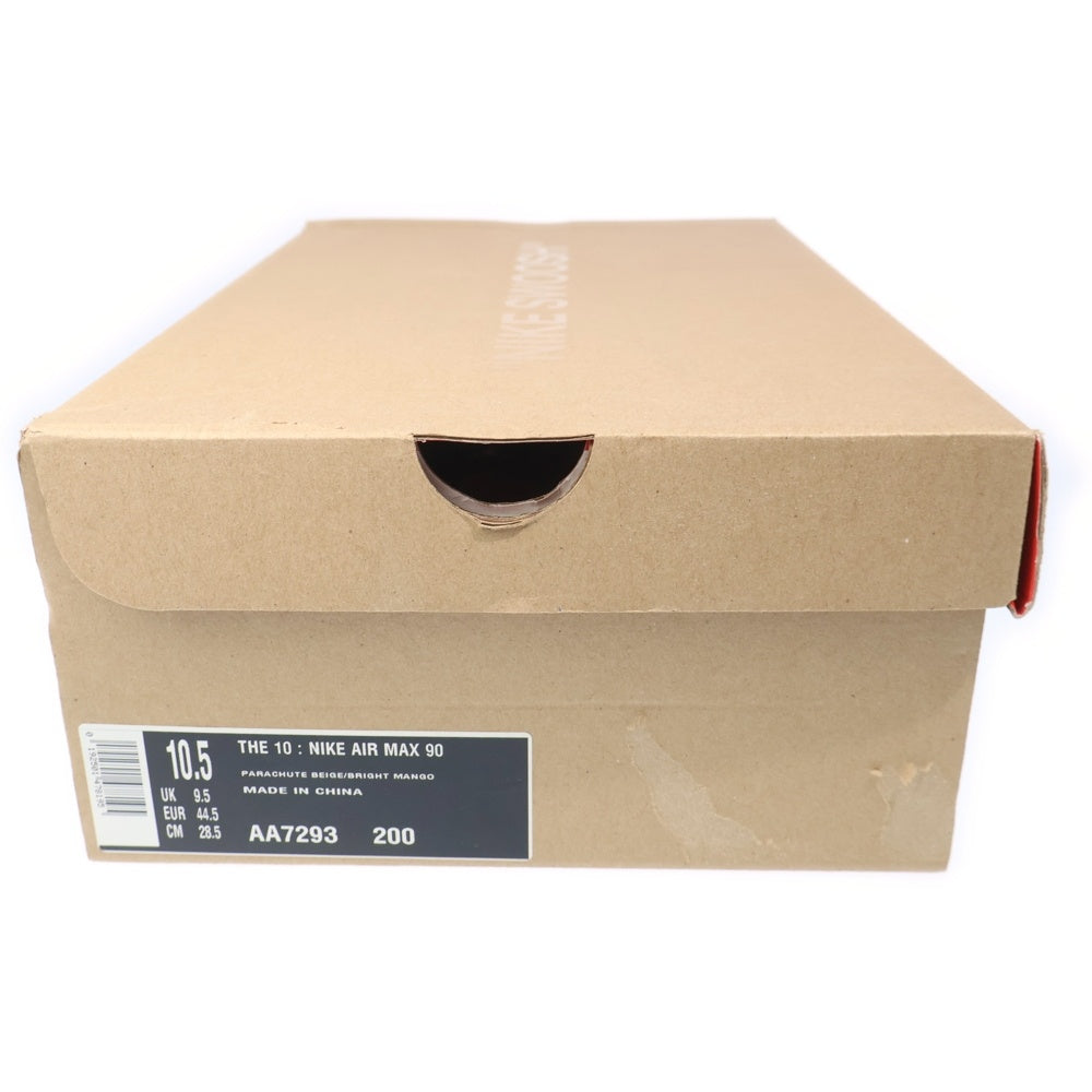 NIKE(ナイキ) ×OFF-WHITE THE 10 AIR MAX 90 DESERT ORE AA7293-200 オフホワイト エアマックス90 デザートオレ ローカットスニーカー ブラウン US10.5/28.5cm