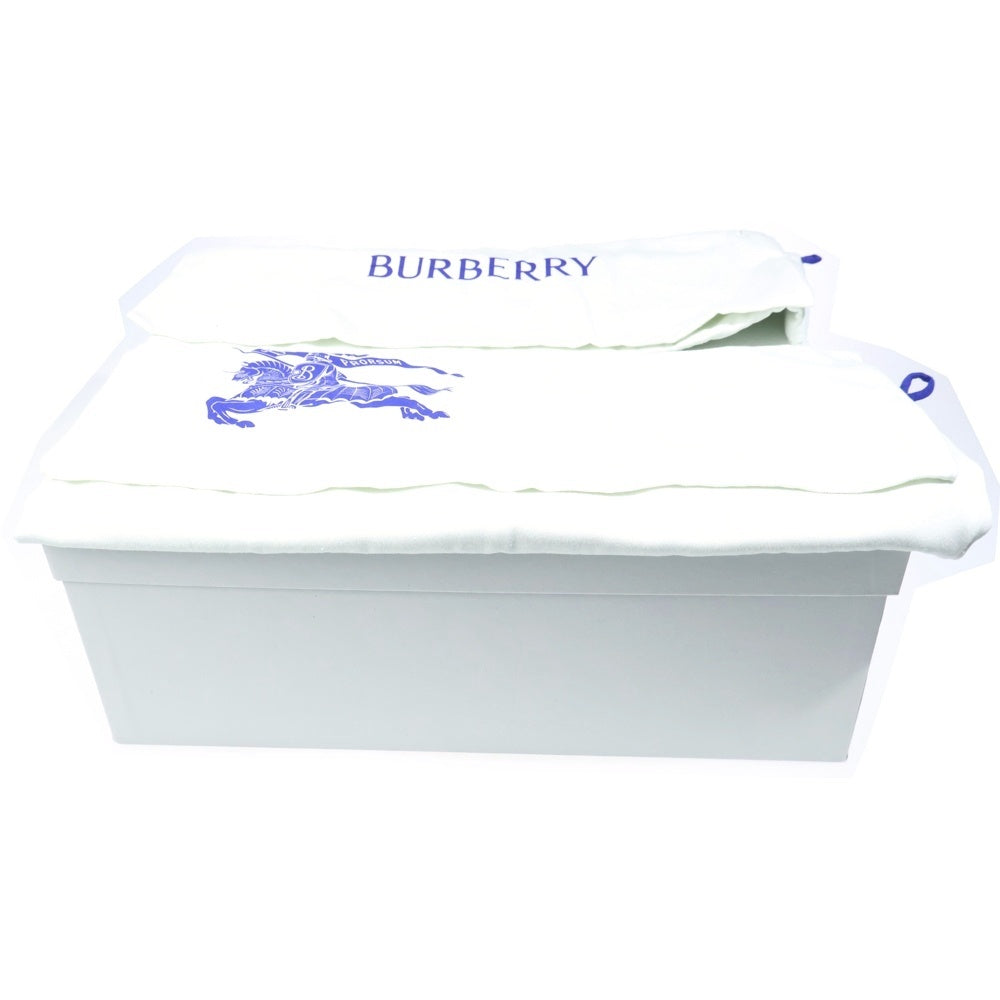 BURBERRY(バーバリー) ジャンボレース レザー チェーン アンクルブーツ ブラウン