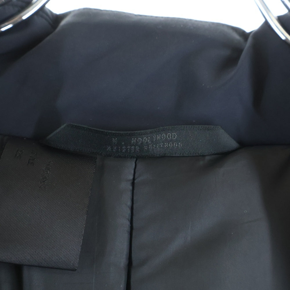N.HOOLYWOOD(エヌハリウッド) SHORT BLOUSON ナイロン ジップアップ ブルゾン ジャケット ブラック 2222-BL02-001