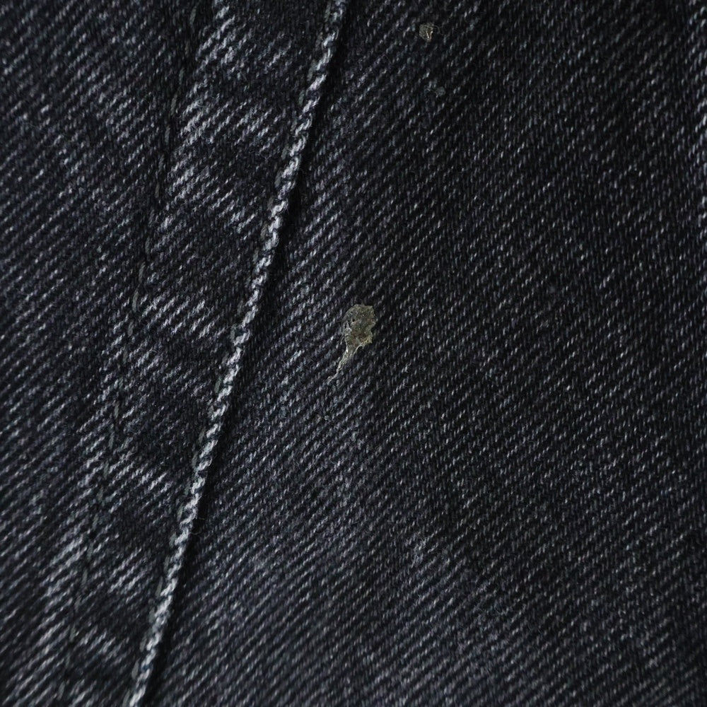 Acne Studios(アクネ ストゥディオズ) ルーズフィット ブーツカット デニムパンツ ブラック