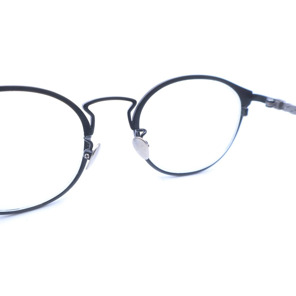 Yohji Yamamoto(ヨウジヤマモト) ボストンメガネ アイウェア 眼鏡 ※度入り ブラック 19-0020-1