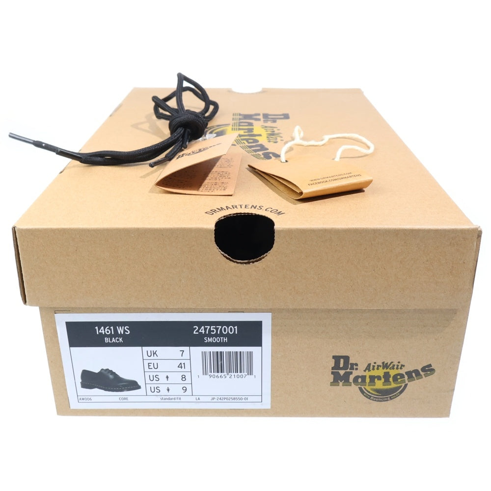 Dr.Martens(ドクターマーチン) 3 Hole WHITE STITCH ホワイトステッチ 3ホール レザーシューズ ブラック 24757001