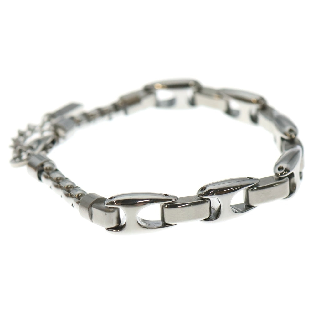 DIESEL(ディーゼル) シルバーロゴチェーンブレスレット
