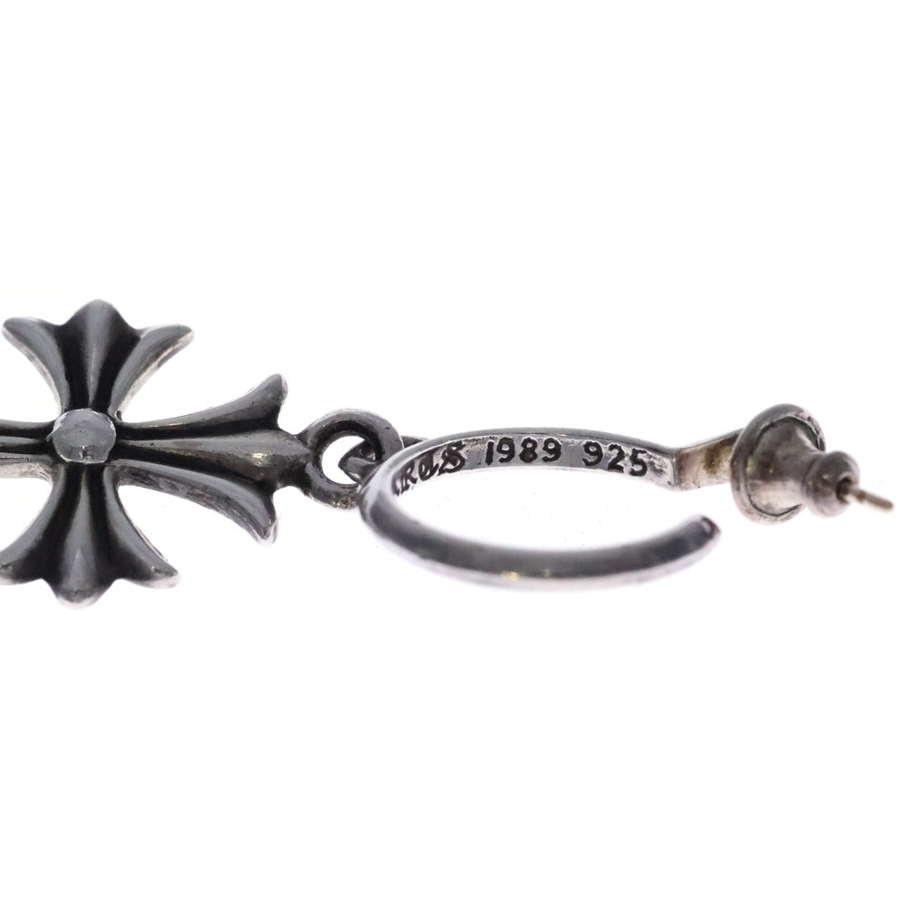 CHROME HEARTS(クロムハーツ) TINY CH CROSS タイニーCHクロス フープピアス シルバー BCA115