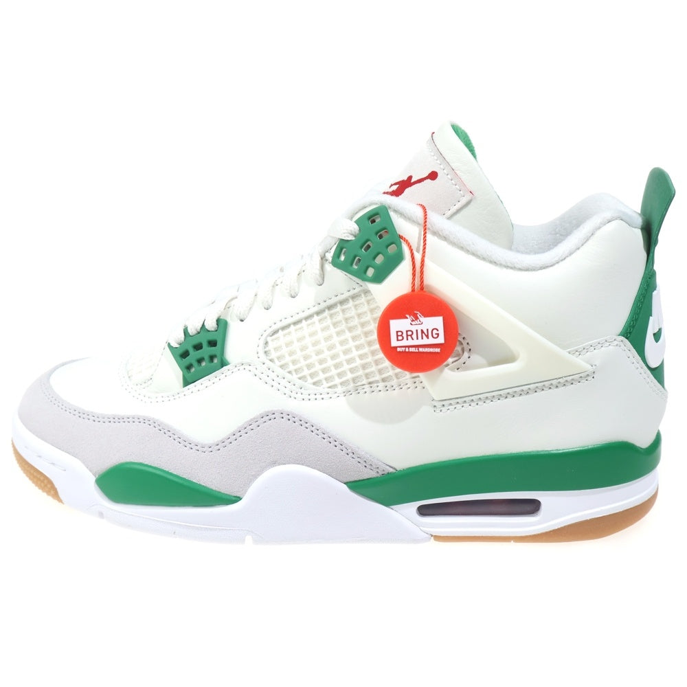 NIKE(ナイキ) AIR JORDAN 4 RETRO SP PINE GREEN エアジョーダン4 レトロ SP パイングリーン ハイカットスニーカー ホワイト/グリーン UK9/28.0cm DR5415-103