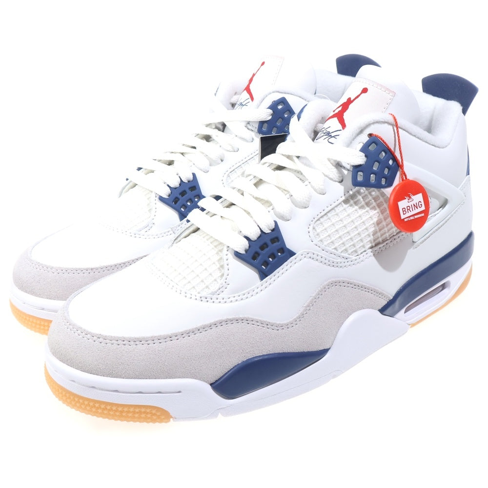 NIKE(ナイキ) AIR JORDAN 4 RETRO SP SUMMIT WHITE エアジョーダン レトロ サミットホワイト ミッドカットスニーカー ホワイト/ブルー UK9.5/28.5cm DR5415-100