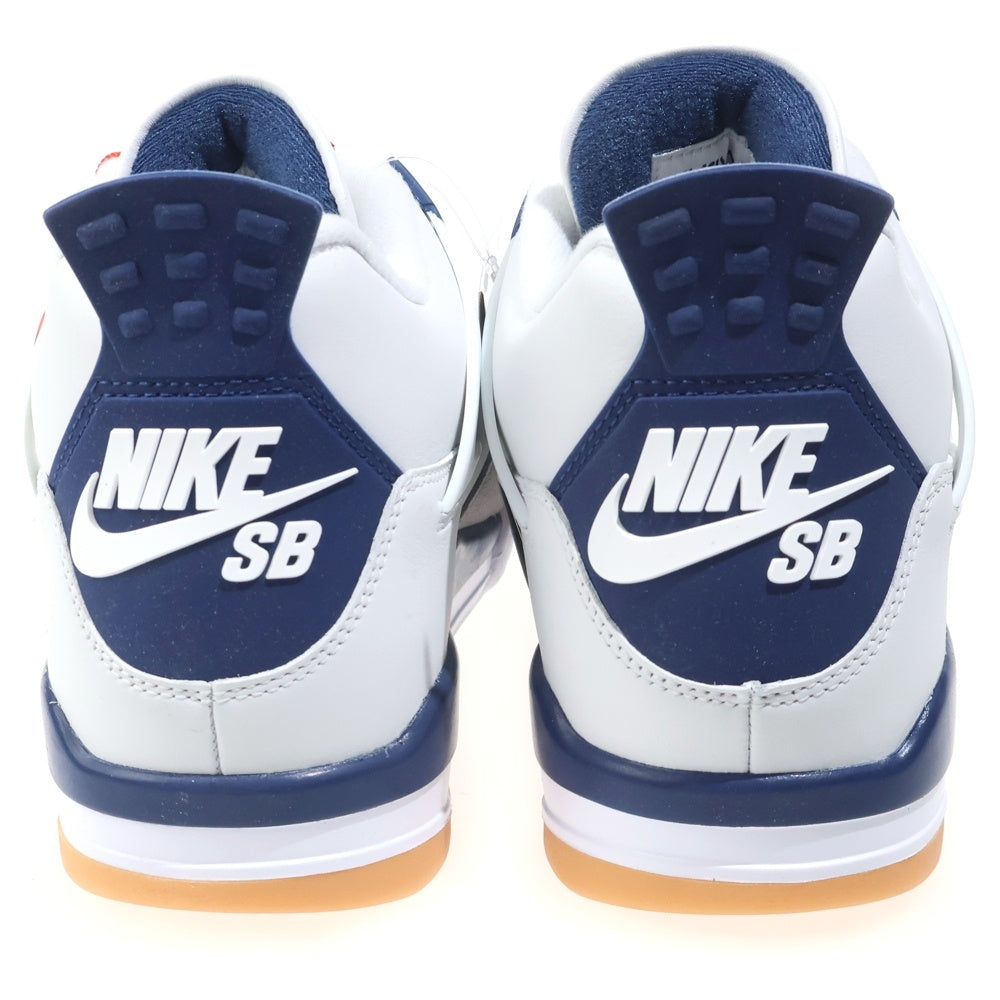 NIKE(ナイキ) AIR JORDAN 4 RETRO SP SUMMIT WHITE エアジョーダン レトロ サミットホワイト ミッドカットスニーカー ホワイト/ブルー UK9.5/28.5cm DR5415-100