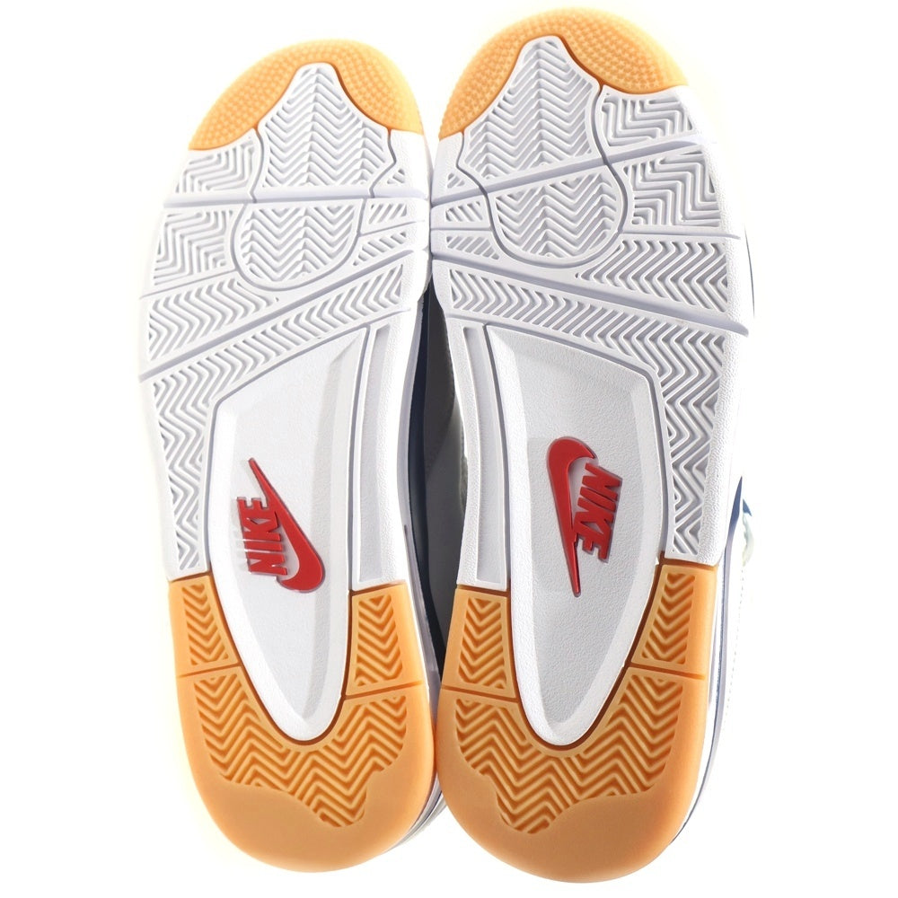 NIKE(ナイキ) AIR JORDAN 4 RETRO SP SUMMIT WHITE エアジョーダン レトロ サミットホワイト ミッドカットスニーカー ホワイト/ブルー UK9.5/28.5cm DR5415-100