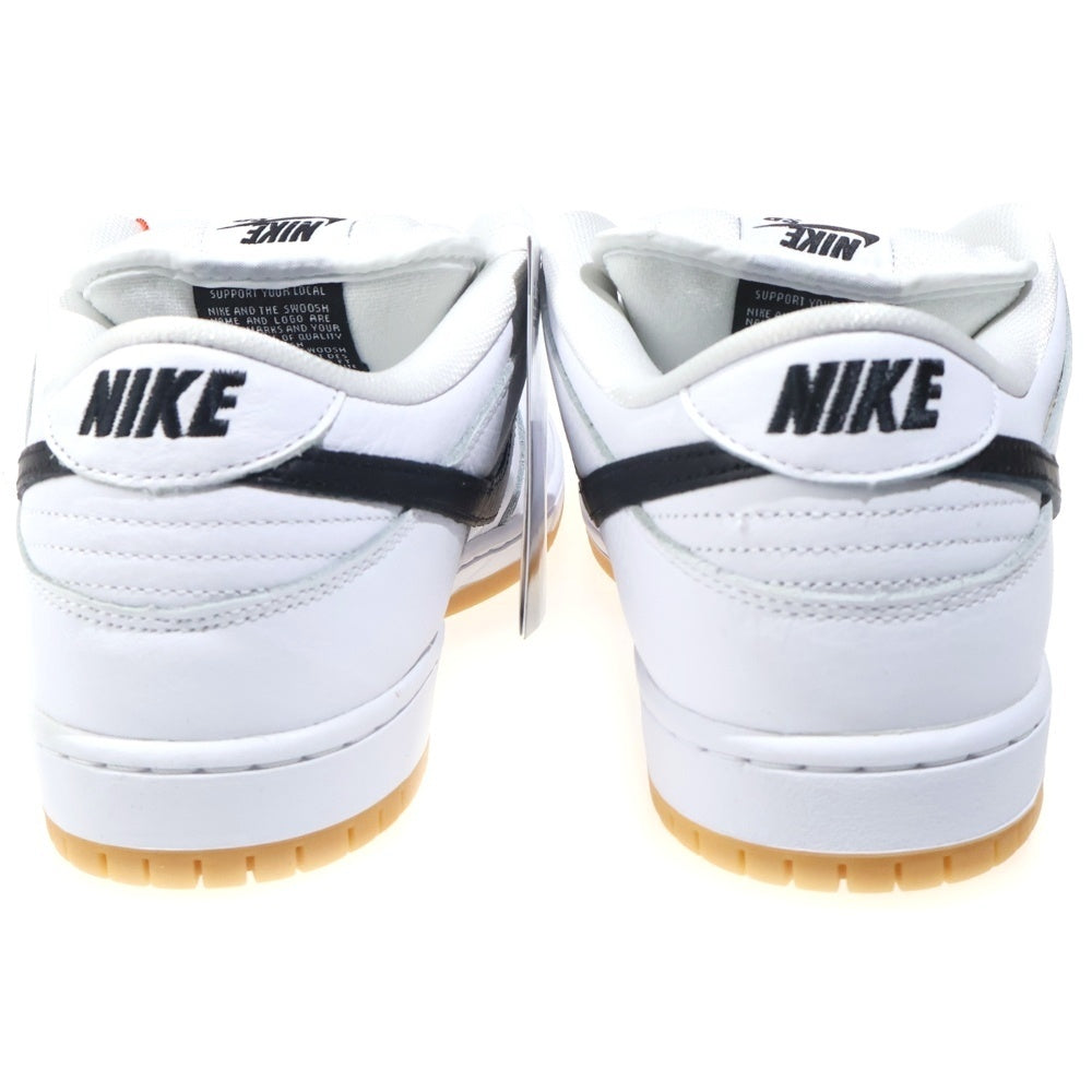 NIKE SB(ナイキエスビー) DUNK LOW ORANGE LABEL WHITE BLACK ダンク オレンジ ラベル ローカットスニーカー ホワイト/ブラック US11/29cm CD2563-101