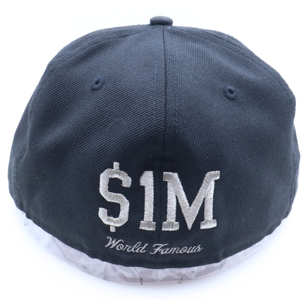 NEW ERA(ニューエラ) 20SS ×NEW ERA 59FIFTY $1M Metallic Box Logo ニューエラ ミリオンダラー ボックスロゴ キャップ 帽子 ブラック