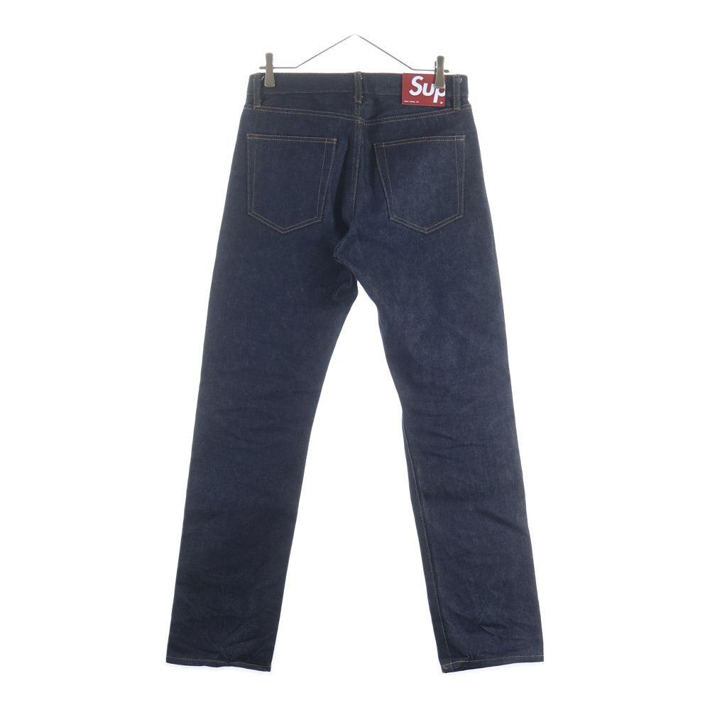 SUPREME(シュプリーム) Rigid Slim Jean リジット スリム ジーンズ ボタンフライデニムパンツ インディゴ