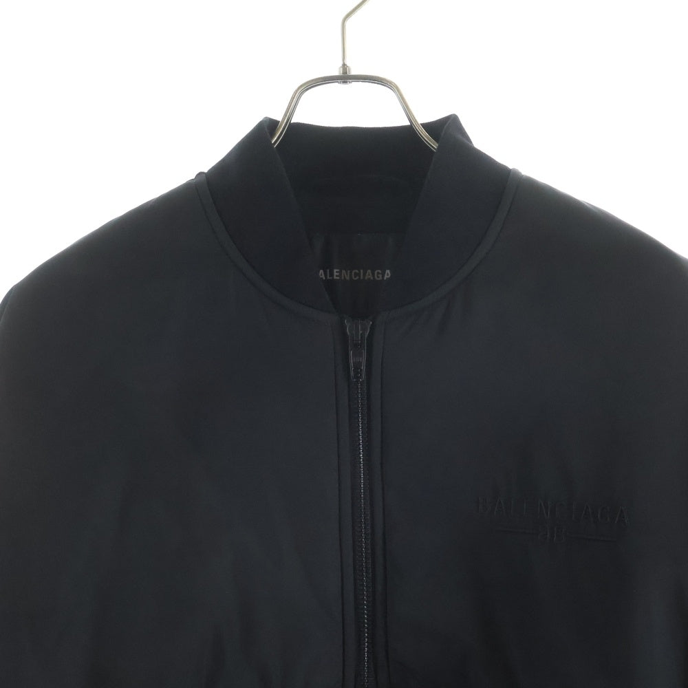 BALENCIAGA(バレンシアガ) 25SS BBロゴ刺繍 クロップド ボンバー