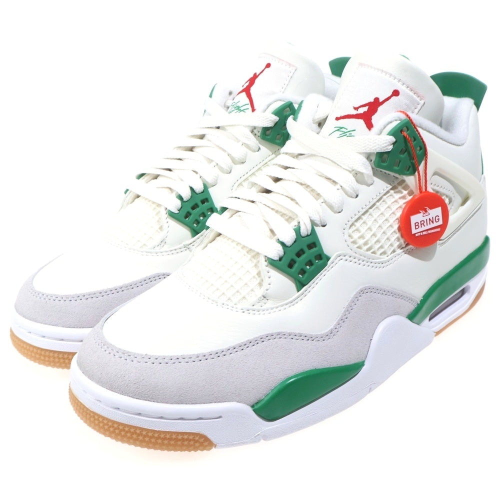 NIKE(ナイキ) AIR JORDAN 4 RETRO SP PINE GREEN DR5415-103 エアジョーダン4 レトロ P パイングリーン ハイカットスニーカー ホワイト/グリーン US8/26cm