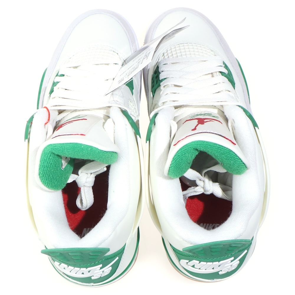 NIKE(ナイキ) AIR JORDAN 4 RETRO SP PINE GREEN DR5415-103 エアジョーダン4 レトロ P パイングリーン ハイカットスニーカー ホワイト/グリーン US8/26cm