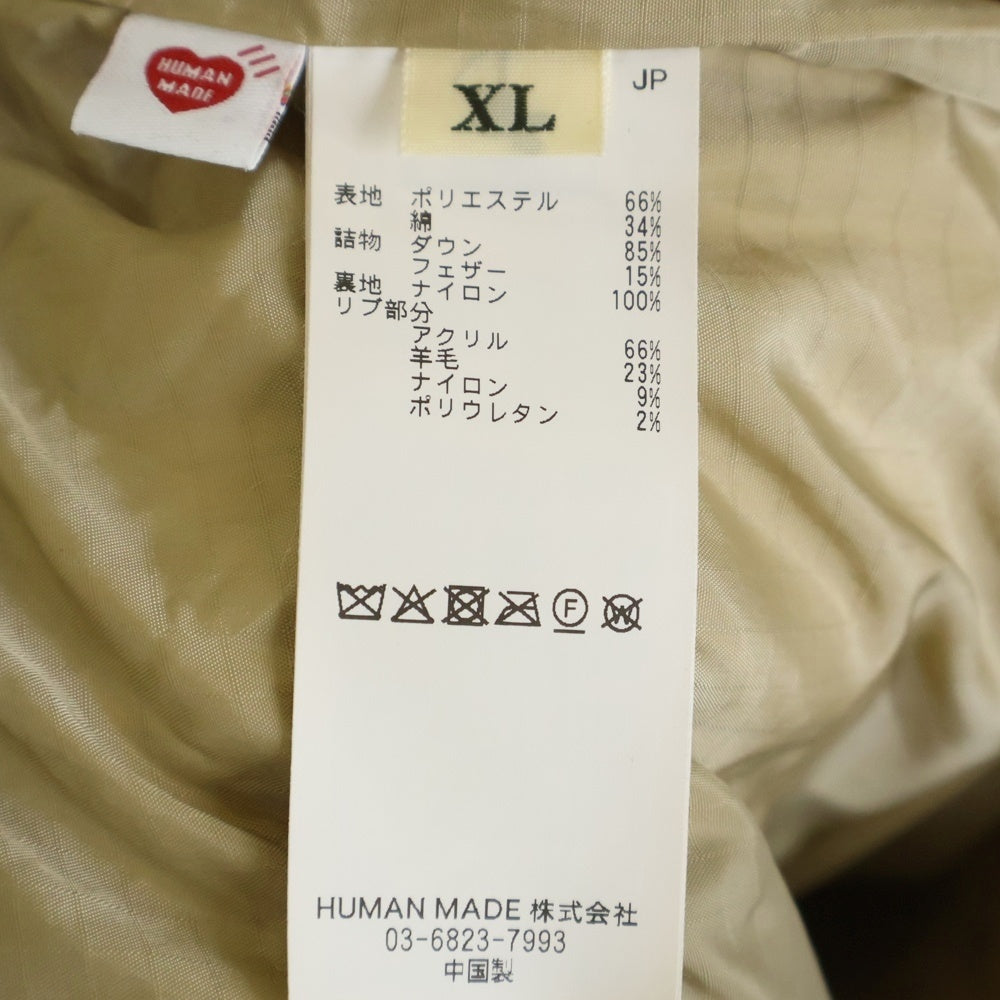 HUMAN MADE(ヒューマンメイド) DOWN JACKET ハートロゴ ダウンジャケット ブラック HM30JK027