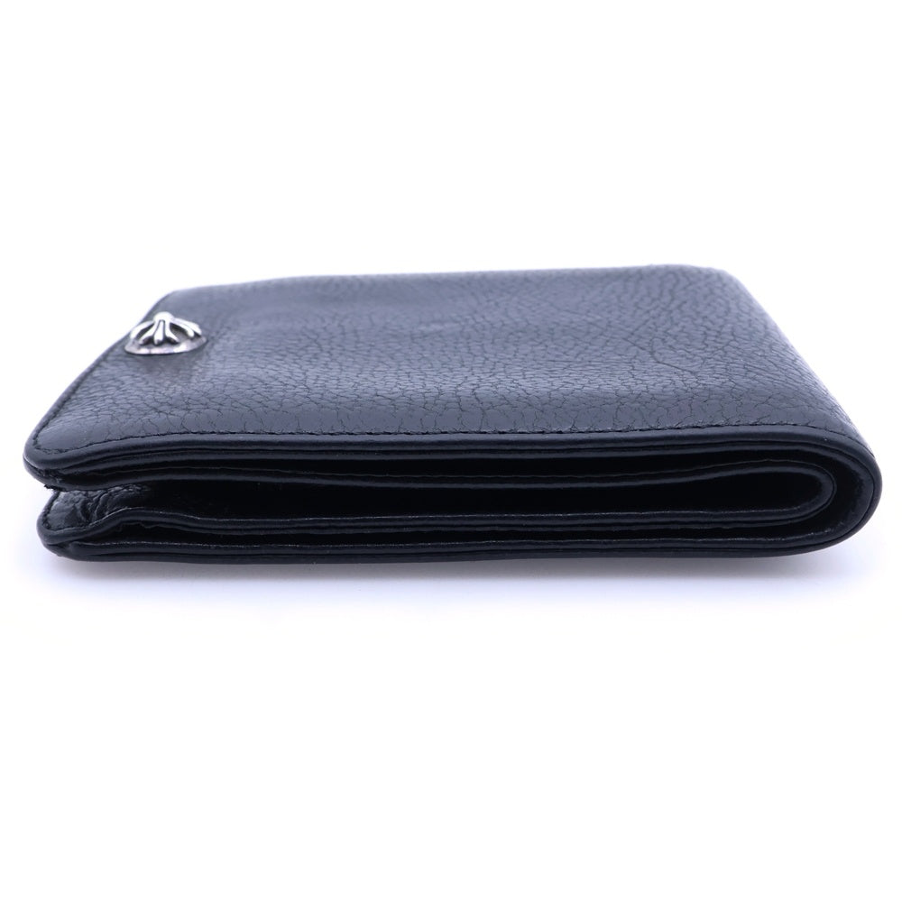 CHROME HEARTS(クロムハーツ) 1SNAP 1スナップ クロス ボールボタン レザーウォレット 財布 ブラック BCA361