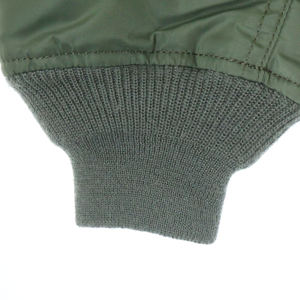 AVIREX(アヴィレックス) COMMERCIAL LOGO MA-1 JACKET コマーシャルロゴ ボンバージャケット グリーン 783-5952036