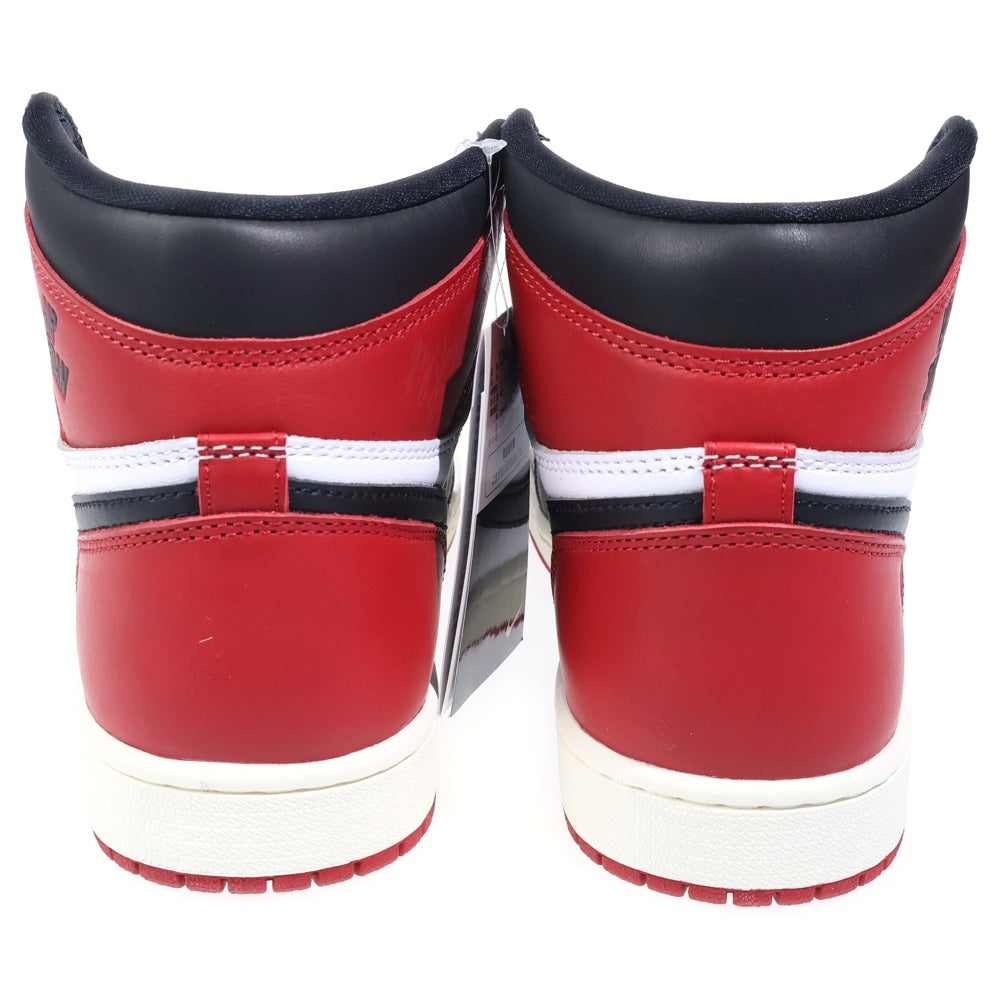NIKE(ナイキ) AIR JORDAN 1 RETRO HIGH OG BLACK TOE REIMAGINED DZ5485-106 エアジョーダン1 レトロ ブラックトゥリイマジンド ハイカットスニーカーUS8.5/26.5cm