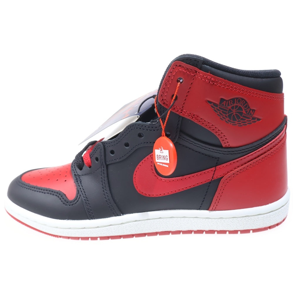 NIKE(ナイキ) AIR JORDAN 1 HIGH 85 BRED HV6674-067 エアジョーダン1 ハイ 85 ブレッド ハイカットスニーカーシューズ ブラック/レッド US8.5/26.5cm