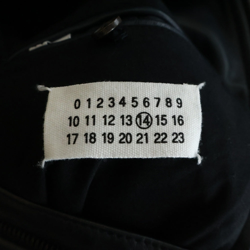 Maison Martin Margiela(メゾンマルタンマルジェラ) 11SS 八の字 ホースレザージャケット 馬革 5ZIPシングルライダースジャケット グレー 30AM18009883