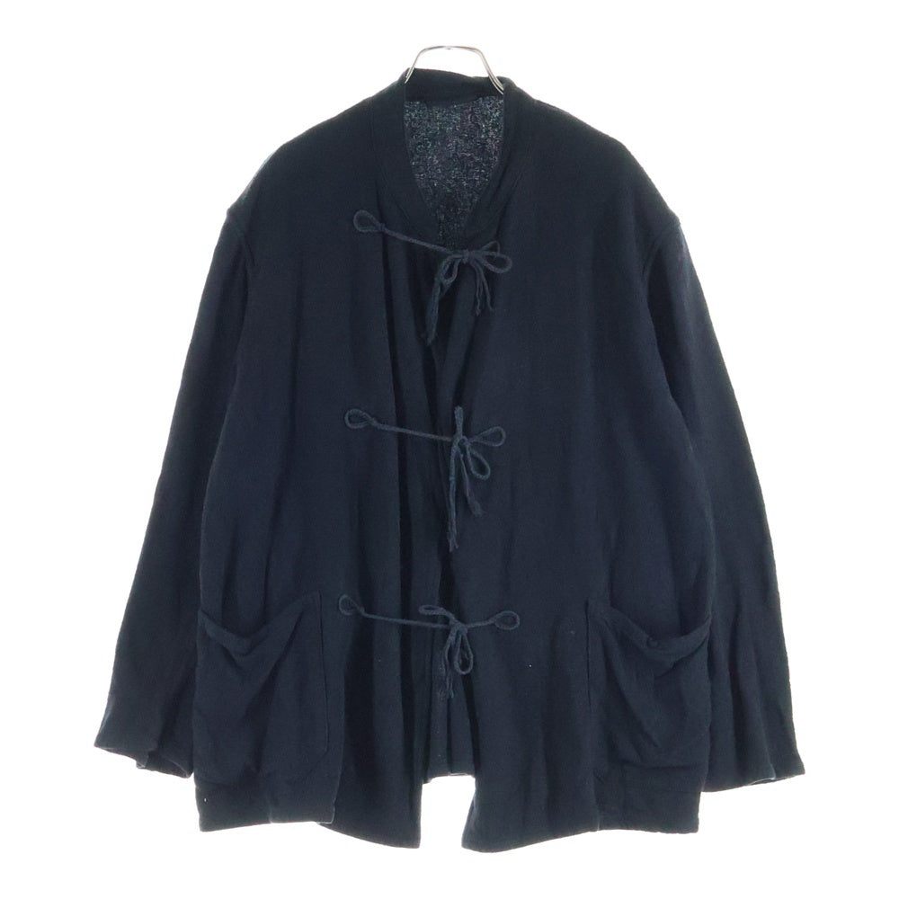 COMOLI(コモリ) 23SS シルクネックピエラジャケット カーディガン X01-01024 ブラック