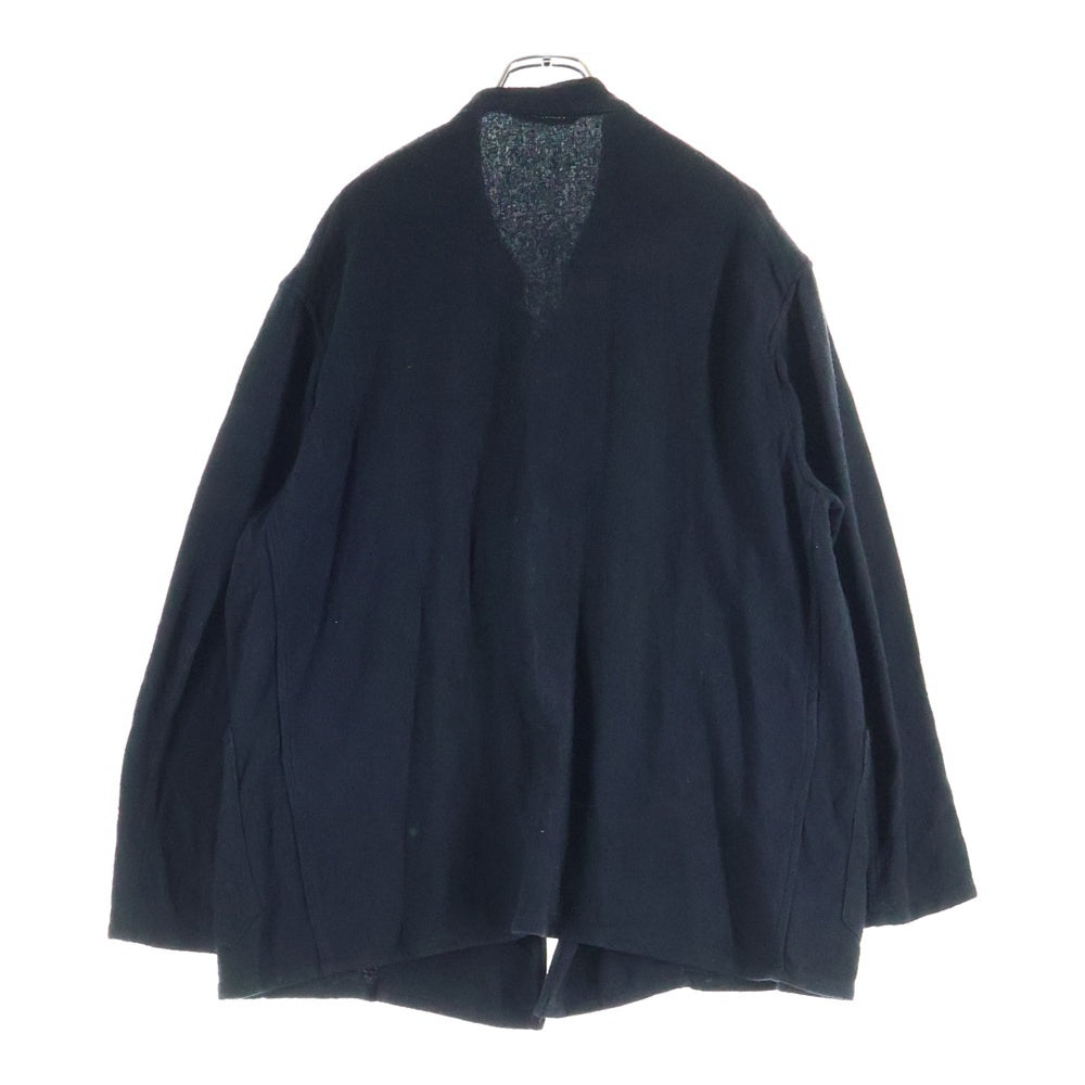 COMOLI(コモリ) 23SS シルクネックピエラジャケット カーディガン X01-01024 ブラック