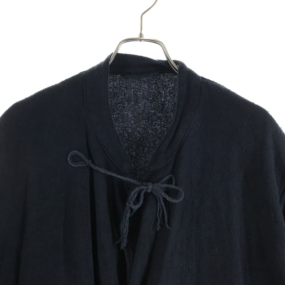 COMOLI(コモリ) 23SS シルクネックピエラジャケット カーディガン X01-01024 ブラック