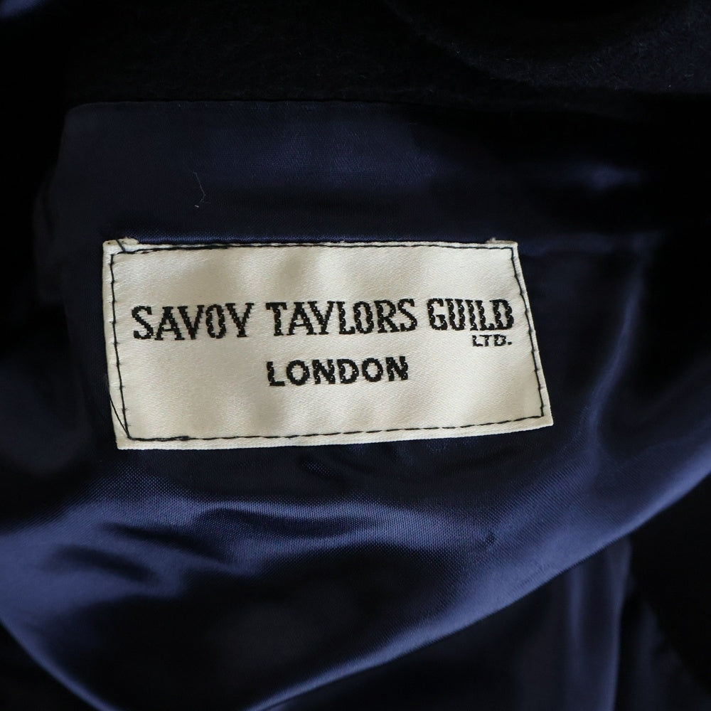 SAVOY TAYLORS GUILD(サボイテイラーズギルド) カシミヤチェスターコート ネイビー