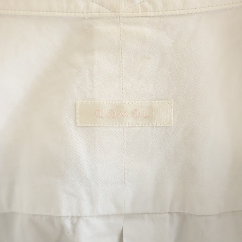 COMOLI(コモリ) 22AW コモリシャツ 長袖シャツ ホワイト U03-02001