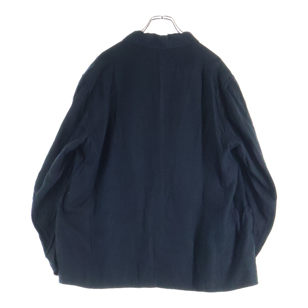 COMOLI(コモリ) 22AW シルクネルジャケット W03-01003 ブラック