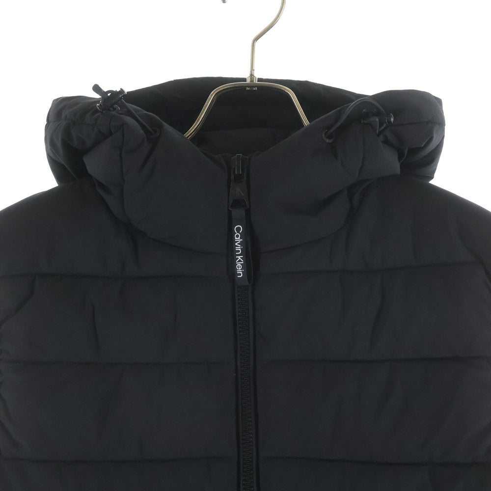 Calvin Klein(カルバンクライン) Stretch Puffer Vest ストライプベスト CM255202 ブラック