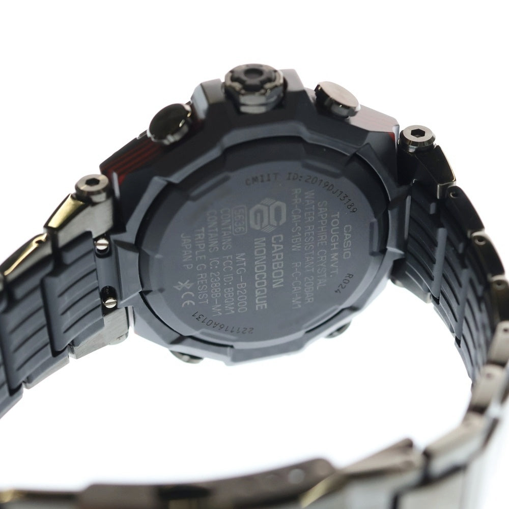 CASIO G-SHOCK(カシオ ジーショック) MT-G B2000シリーズ ソーラー 腕時計 MTG-B2000YBD-1AJF ブラック