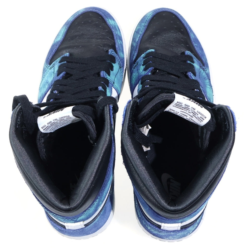 NIKE(ナイキ) WMNS AIR JORDAN 1 High OG Tie-Dye CD0461-100 ウィメンズ エアジョーダン 1 タイダイ ハイカットスニーカー ブルー US10/27cm レディース