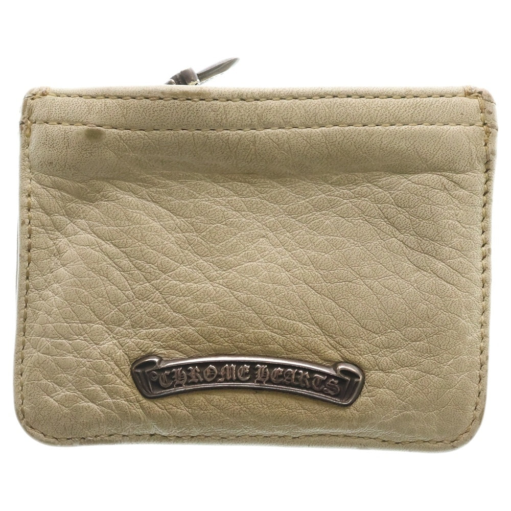 CHROME HEARTS(クロムハーツ) ZPR CHNG 3×4 チェンジパース ジッパーチェンジパース コインケース ホワイト/シルバー