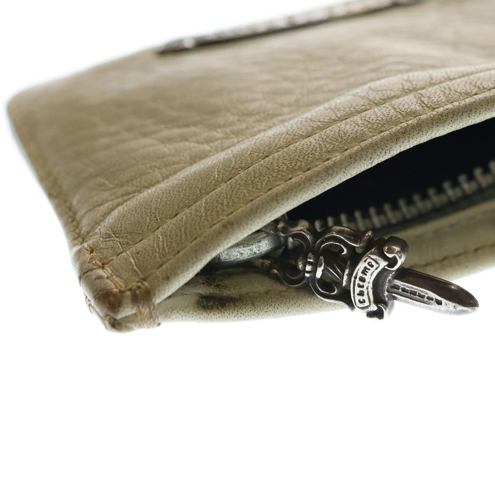CHROME HEARTS(クロムハーツ) ZPR CHNG 3×4 チェンジパース ジッパーチェンジパース コインケース ホワイト/シルバー