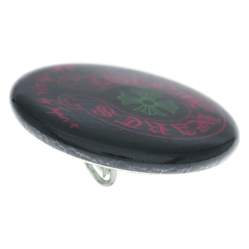 CHROME HEARTS(クロムハーツ) チャリティーノベルティ ホースシュー 缶バッチ アクセサリー ブラック
