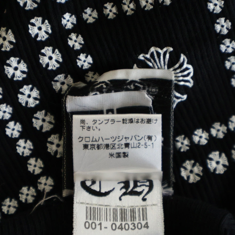 CHROME HEARTS(クロムハーツ) OLD CHプラスクロス プリントロゴ タンクトップ ブラック