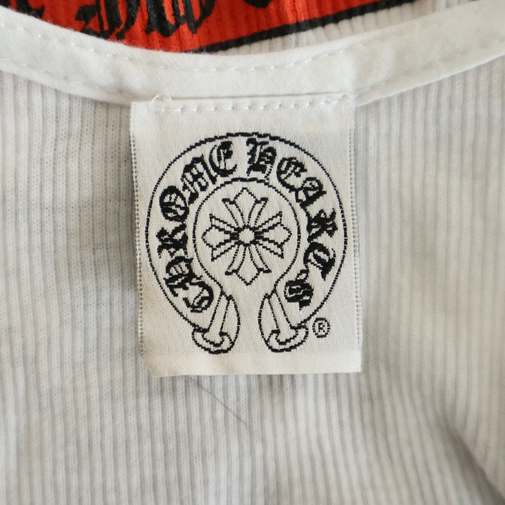 CHROME HEARTS(クロムハーツ) OLD スタークロス プリントロゴ タンクトップ ホワイト