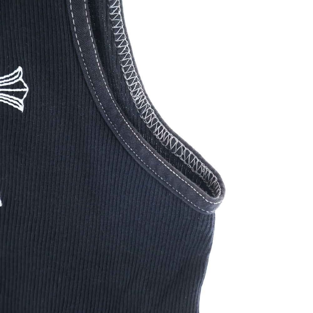 CHROME HEARTS(クロムハーツ) LD FUCK YOU T BAR TANK TOP プリントロゴ タンクトップ ブラック