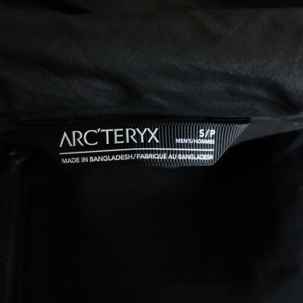 ARC'TERYX(アークテリクス) ATOM HOODY S アトムフーディー ナイロンジャケット ジップアップブルゾン ブラック X000009586