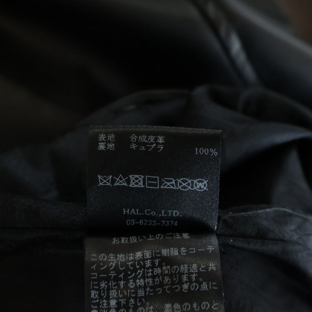 cvtvlist(カタリスト) Fake Leather Coach Jacket フェイクレザー コーチジャケット 2101110103 ブラック