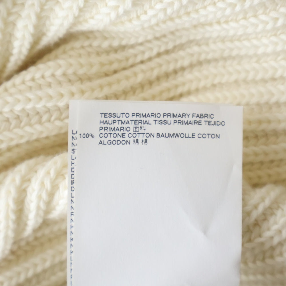 Maison Margiela(メゾンマルジェラ) 17SS ドライバーズニットベスト ジップアップ ホワイト S50GP0080