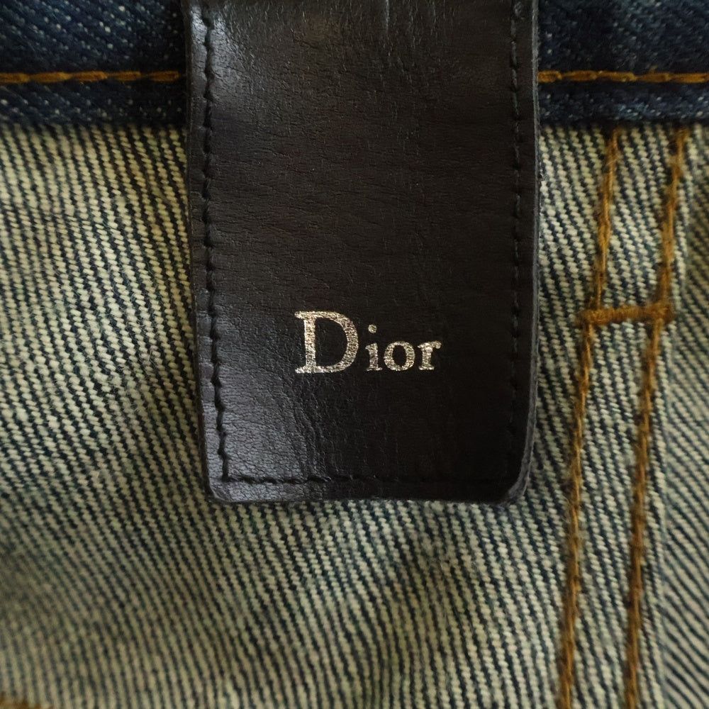 DIOR(ディオール) テーパードデニムパンツ ボタンフライ インディゴ PI31J0530184