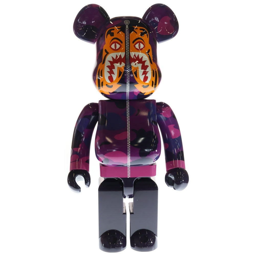 MEDICOM TOY(メディコムトイ) ×BAPE BE@RBRICK COLOR CAMO TIGER ベアブリック カラーカモ タイガー 人形 パープル